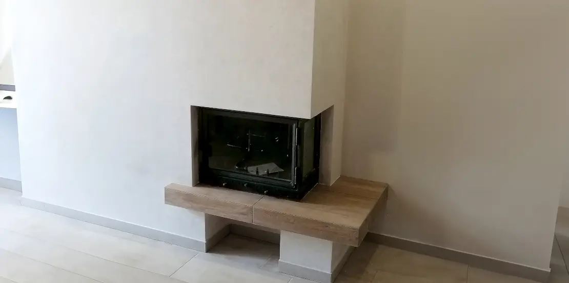 modern kandalló építés